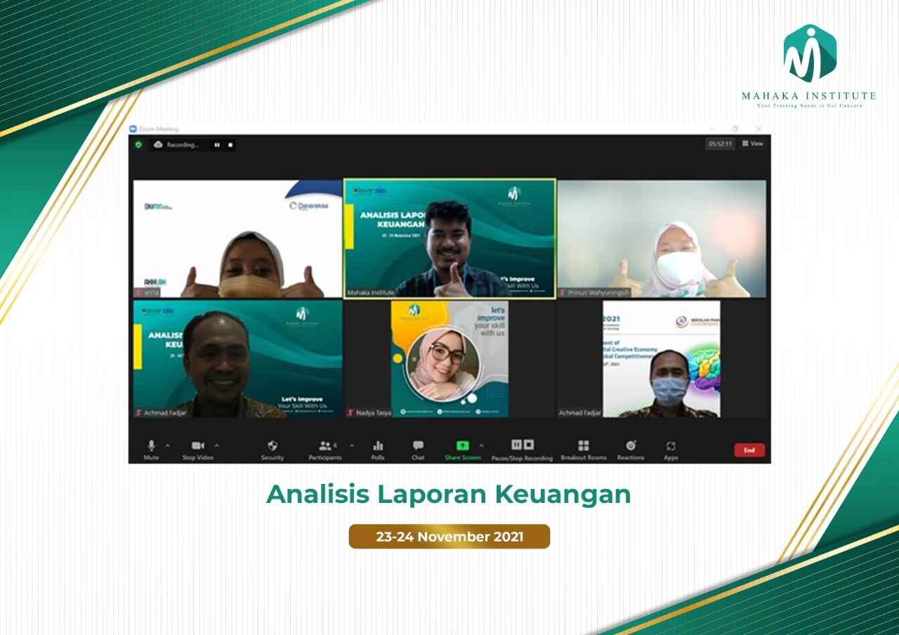 23-24 November 2021 - Training Analisis Laporan Keuangan