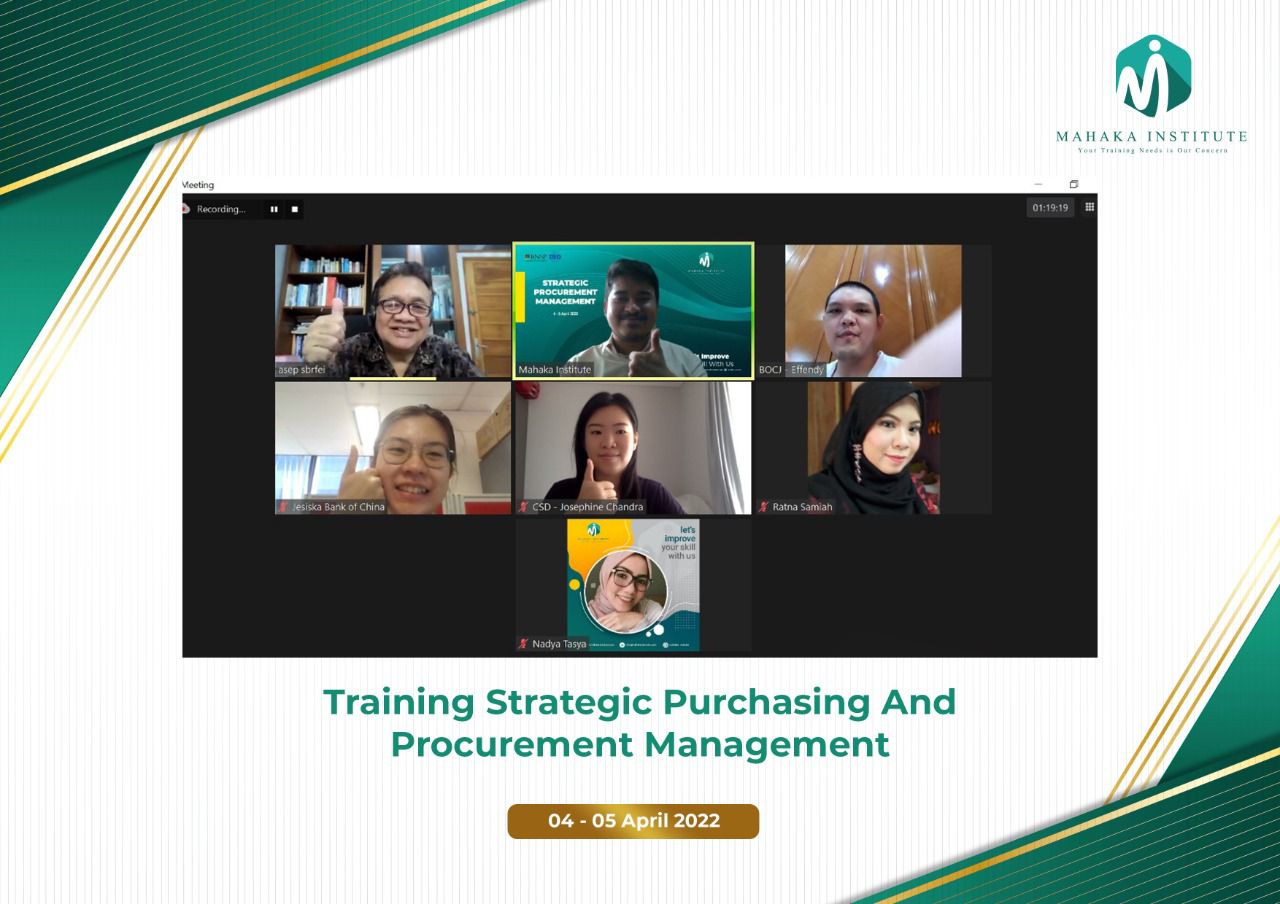 Training Strategic Purchasing And Procurement Management (4-5 April 2022)