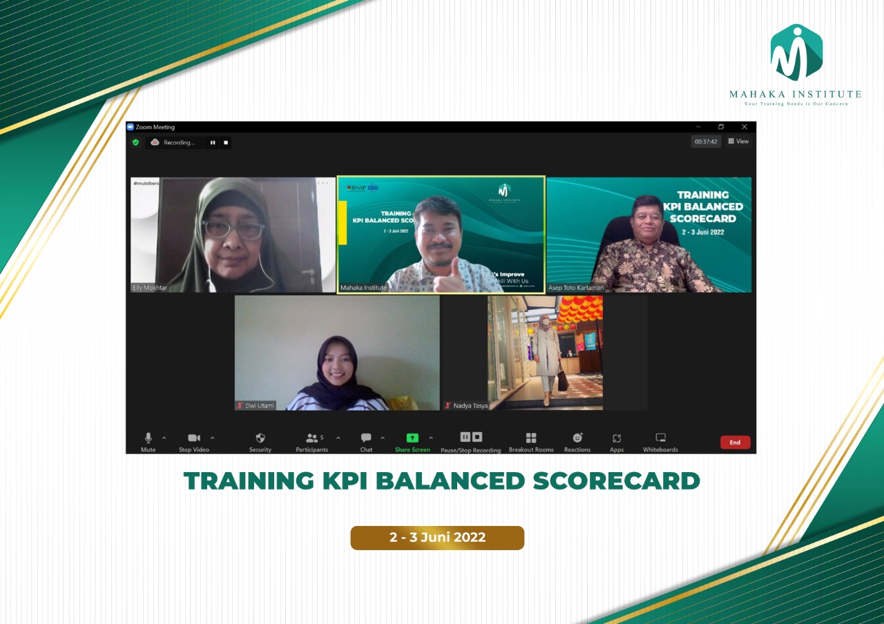 Pelatihan KPI Balanced Scorecard (2-3 Juni 2022)