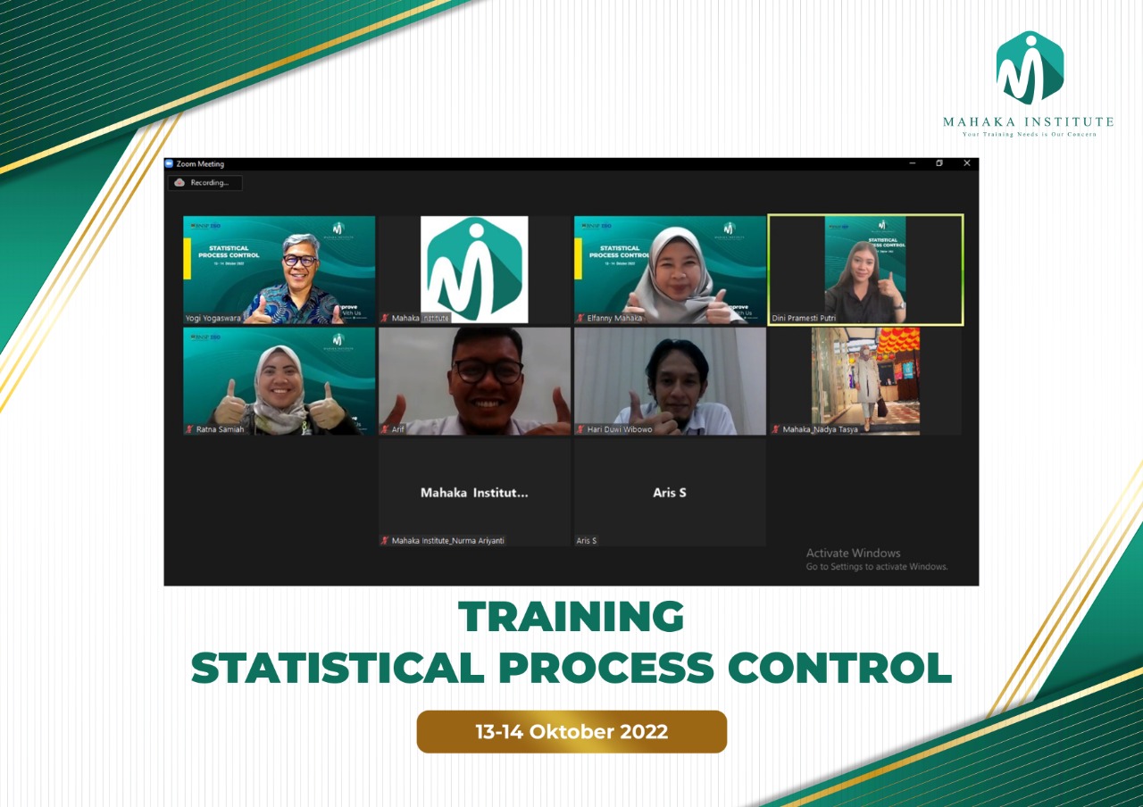 Pelatihan Statistical Process Control (13-14 Oktober 2022)