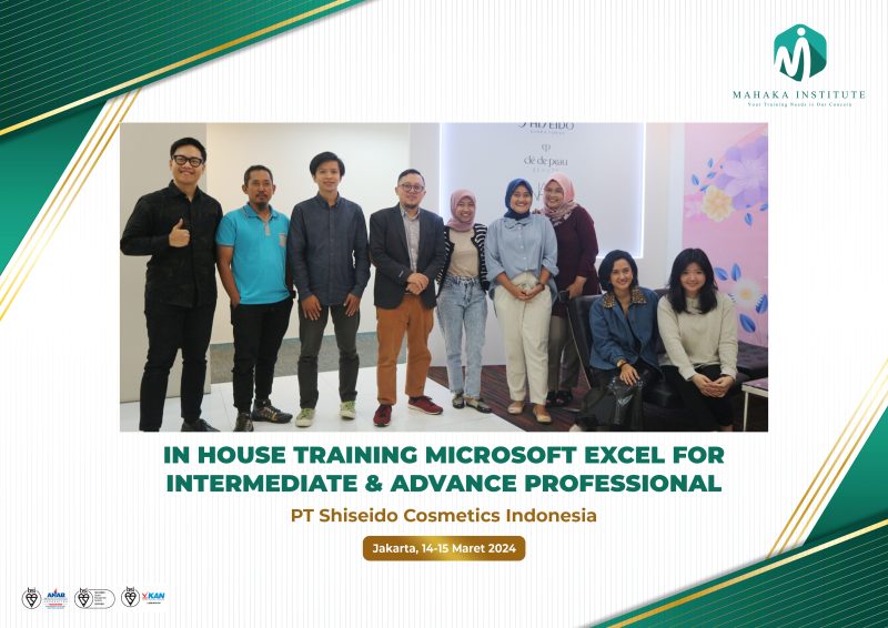 Training Microsoft Excel For Advanced and Professional - Mahaka Institute