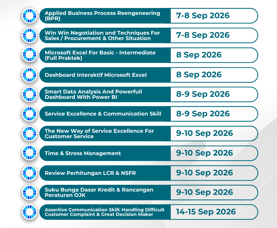Status Training September - 2